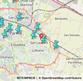 Mappa Via Passo Colla, 43123 Parma PR, Italia (2.6)