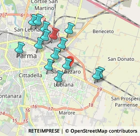 Mappa Via Passo Colla, 43123 Parma PR, Italia (1.80667)