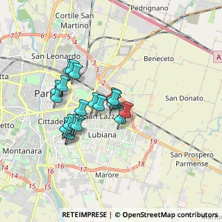 Mappa Via Passo Colla, 43123 Parma PR, Italia (1.4595)