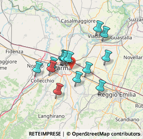 Mappa Via Guido Buratti, 43122 Parma PR, Italia (10.64643)