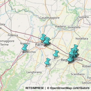 Mappa Via Guido Buratti, 43122 Parma PR, Italia (16.60941)