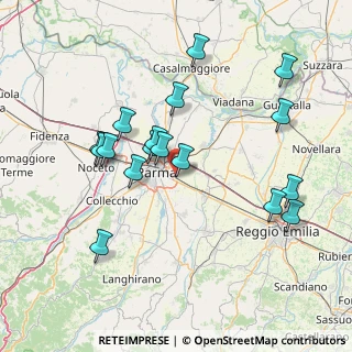 Mappa Via Guido Buratti, 43122 Parma PR, Italia (15.20235)