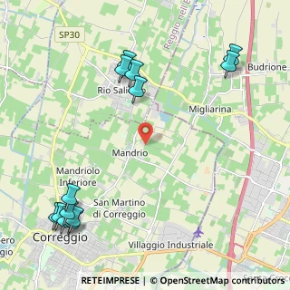 Mappa Via Mercanti, 42015 Correggio RE, Italia (2.94154)