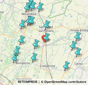 Mappa 41031 Camposanto MO, Italia (9.644)