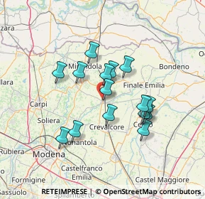 Mappa 41031 Camposanto MO, Italia (11.484)