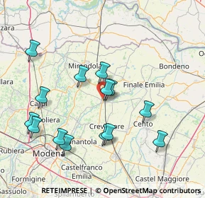 Mappa 41031 Camposanto MO, Italia (15.72643)