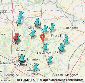 Mappa 41031 Camposanto MO, Italia (17.0135)