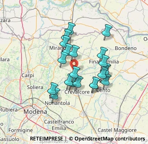 Mappa 41031 Camposanto MO, Italia (10.921)