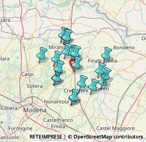 Mappa 41031 Camposanto MO, Italia (10.415)