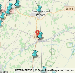 Mappa 41031 Camposanto MO, Italia (7.1835)