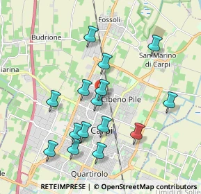 Mappa Via Giustino Fortunato, 41012 Carpi MO, Italia (1.89733)