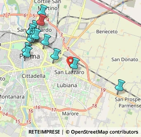 Mappa Stradello Pratospilla, 43123 Parma PR, Italia (2.4)