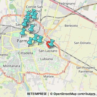 Mappa Stradello Pratospilla, 43123 Parma PR, Italia (2.21667)