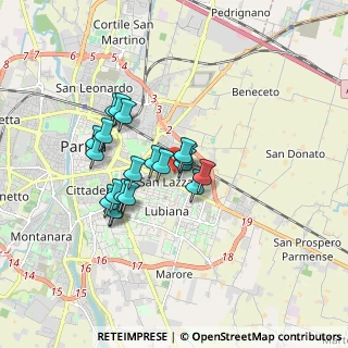 Mappa Stradello Pratospilla, 43123 Parma PR, Italia (1.3755)
