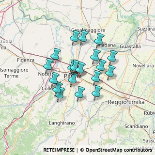 Mappa Stradello Passo di Centocroci, 43123 Parma PR, Italia (10.215)