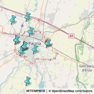 Mappa Stradello Pratospilla, 43123 Parma PR, Italia (4.965)