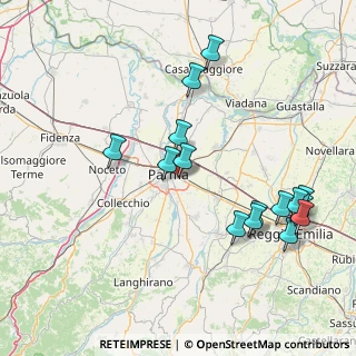 Mappa Via Scarabelli Zunti, 43123 Parma PR, Italia (17.11333)