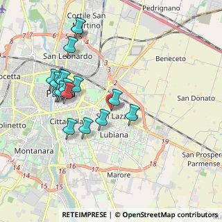 Mappa Via Scarabelli Zunti, 43123 Parma PR, Italia (1.96529)