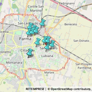 Mappa Via Scarabelli Zunti, 43123 Parma PR, Italia (1.31077)
