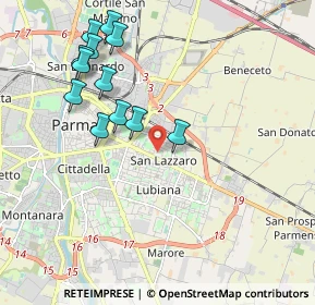 Mappa Parma, 43123 Parma PR, Italia (2.07333)