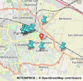 Mappa Parma, 43123 Parma PR, Italia (1.605)