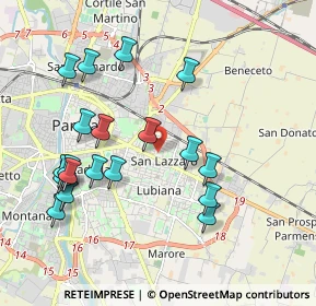 Mappa Parma, 43123 Parma PR, Italia (2.07421)