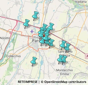 Mappa Parma, 43123 Parma PR, Italia (5.075)