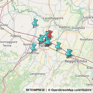 Mappa Parma, 43123 Parma PR, Italia (8.26333)
