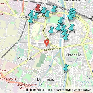 Mappa SS62, 43125 Parma PR, Italia (1.303)