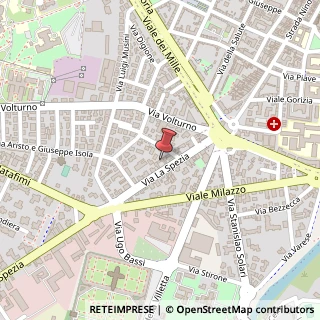 Mappa Via la Spezia, 25, 43125 Parma, Parma (Emilia Romagna)