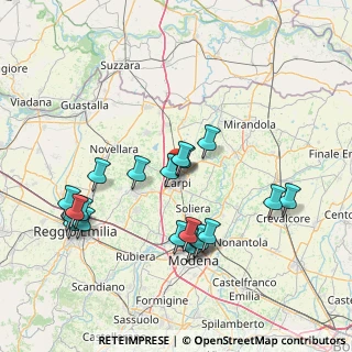 Mappa Via Don D. Albertario, 41012 Carpi MO, Italia (15.94)