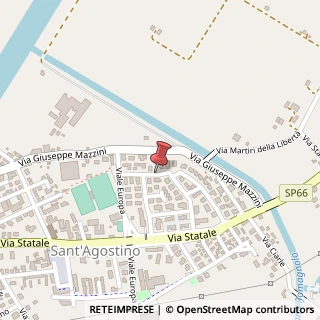Mappa Via dei Fornaciai, 1, 44047 Sant'Agostino, Ferrara (Emilia Romagna)