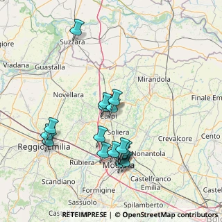 Mappa Via Lago di Carezza, 41012 Carpi MO, Italia (15.07722)
