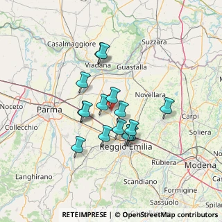 Mappa SP358R, 42024 Castelnovo di Sotto RE, Italia (10.81667)