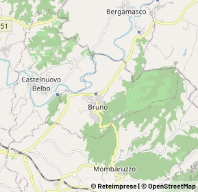 Mappa 14046 Bruno AT, Italia (0.95833)