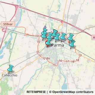 Mappa Strada Abbeveratoia, 43125 Parma PR, Italia (2.66545)