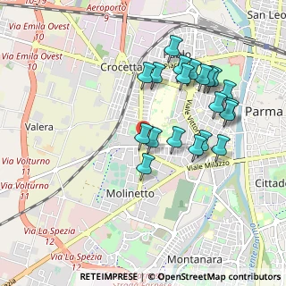Mappa Strada Abbeveratoia, 43125 Parma PR, Italia (0.935)