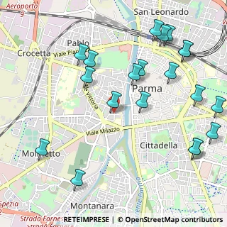 Mappa Viale Gorizia, 43125 Parma PR, Italia (1.304)