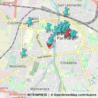 Mappa Viale Gorizia, 43125 Parma PR, Italia (0.8855)