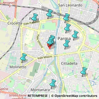 Mappa Viale Gorizia, 43125 Parma PR, Italia (1.01917)