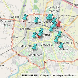 Mappa Via Monte Nero, 43125 Parma PR, Italia (1.708)
