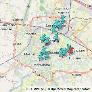 Mappa Via Monte Nero, 43125 Parma PR, Italia (1.48643)