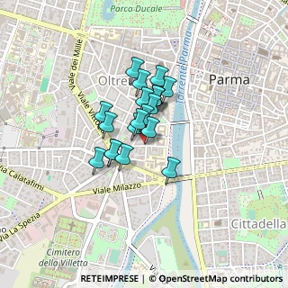 Mappa Viale Gorizia, 43125 Parma PR, Italia (0.2625)