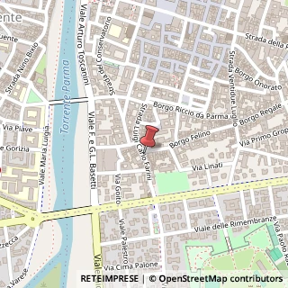 Mappa Strada Luigi Carlo Farini, 64, 43121 Parma, Parma (Emilia Romagna)