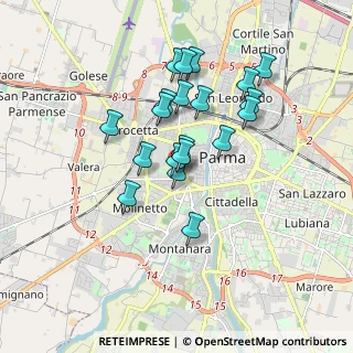 Mappa Via A. Mario, 43125 Parma PR, Italia (1.5055)