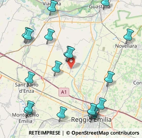 Mappa Via Giovanni Boccaccio, 42024 Castelnovo di Sotto RE, Italia (10.715)