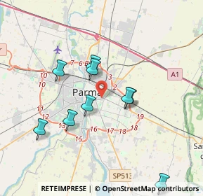 Mappa Viale Partigiani D'Italia, 43123 Parma PR, Italia (4.6)