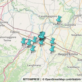 Mappa Viale Partigiani D'Italia, 43123 Parma PR, Italia (7.91538)