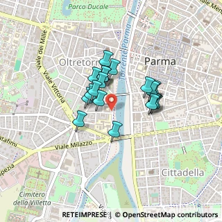 Mappa Viale Maria Luigia, 43125 Parma PR, Italia (0.306)