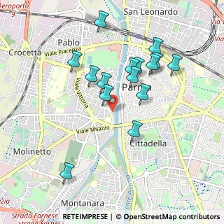 Mappa Viale Maria Luigia, 43125 Parma PR, Italia (0.90133)